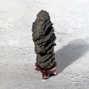 Japanese Miniature Suiseki Viewing Stone Sun-ishi Natural Rosewood Stands6