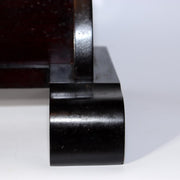 Vintage Japanese Wooden Sword Stand Rack 3 Swords Mitsuba Aoi Kamon SWR3557