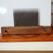 Traditional Japanese Threshing Tool Senbakogi Iron Wood Antique Rice Thresher10