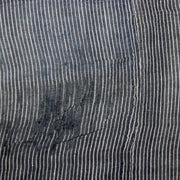 Antique Japanese Boro Indigo Fabric Patchwork Ranru Cotton Textile Rug BRKW1619