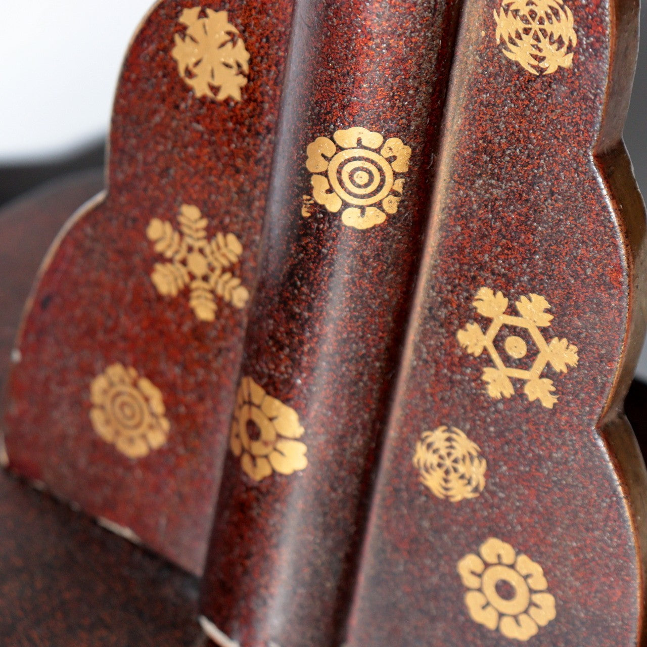 Vintage Japanese Sword Stand Katana Kake Makie Lacquer Phoenix Motif15