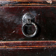 Antique Japanese Lacquer Drawer Box - Natural Urushi Bakumatsu Meiji Era WO58215