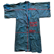 Antique Japanese Boro Indigo Cotton Kimono Noragi Jacket Late Edo Meiji BRKW1682