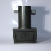 Masterpiece Ikebana Vase Kanamori Shoei Rikan Koryu School Takaoka Bronze Japan6