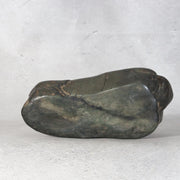 Vintage Japanese Kamuikotan Suiseki Viewing Stone Mountain Shape Daiza Box14