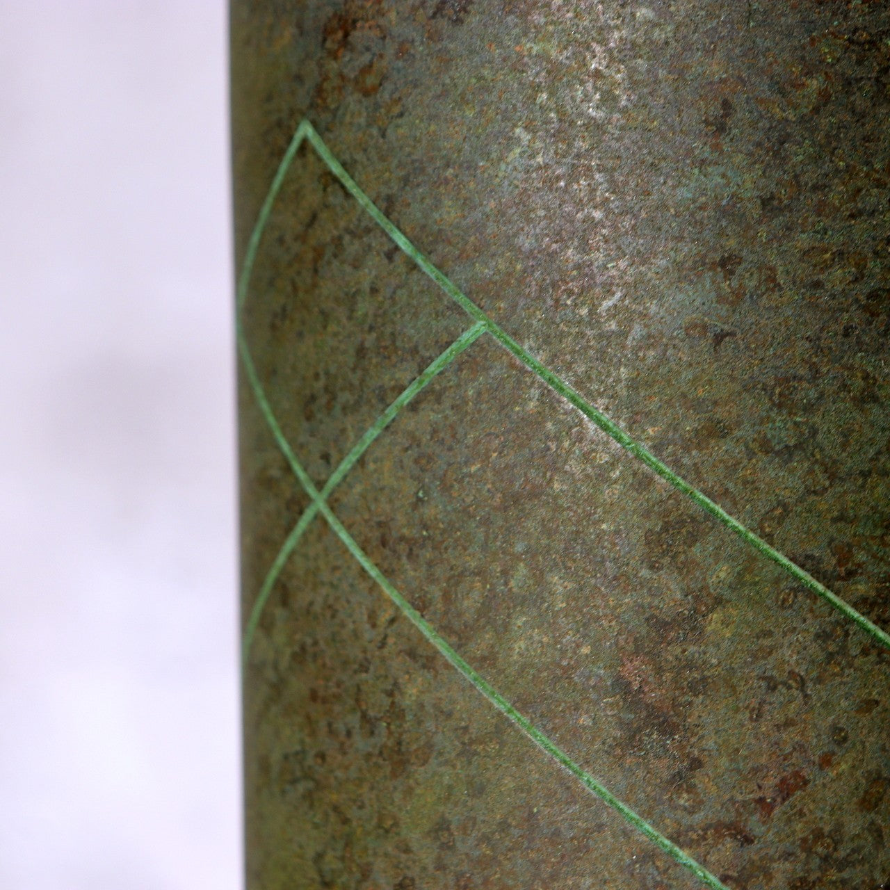 Japanese Vintage Bronze Flower Vase Tetsutaro Nagai Signed Mid-Century Modern5