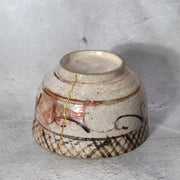 Japanese Antique E-Seto Tea Bowl Seto-Mino Ware End Edo Period Kintsugi Repair17