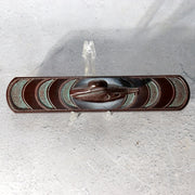 Japanese Takaoka Cast Bronze Silver Inlay Swan Paperweight Okimono Tomobako8