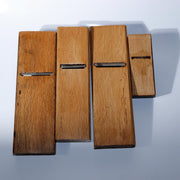 Bulk Lot of 4 Vintage Japanese Hand Planes Kanna Signed Blades Hidetoshi & Komyo2
