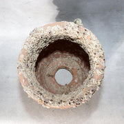 Vintage Japanese Pottery Octopus Trap Takotsubo Barnacles Rope Vase3