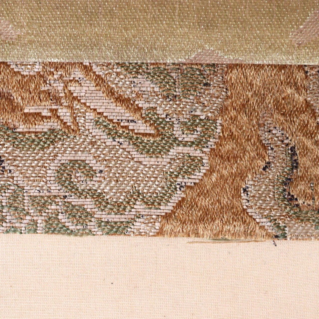 Japanese Hand-painted Silk Hanging Scroll Kakejiku Kannon Dragon Fukai13