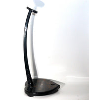 Vintage Japanese Black Lacquer Makie Vertical Sword Stand Katana Kake Landscape8