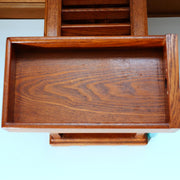 Japanese Wooden Saisen-bako Offering Box - Traditional Woodcraft 30cm WO5708
