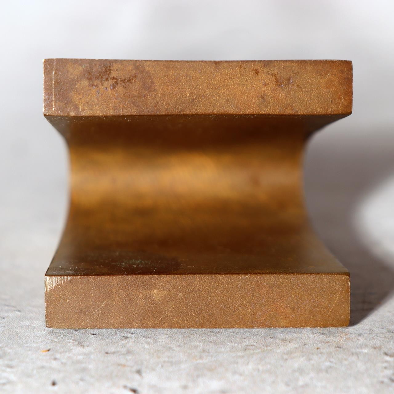 Shugoro Hasuda Japanese Cast Bronze Paperweight Boar Signed Box Modernist BOSa1711