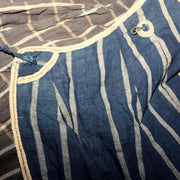 Japanese Antique Boro Kappa Rain Cape Indigo Cotton Kakishibu Paper Lined17