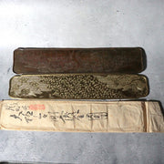 Antique Japanese Ohaguro Utensil Set – Brass Kanewatashi Traditional Teeth Blac2