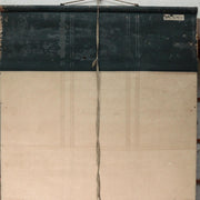 Japanese Silk Hanging Scroll Painting Oshu Nohara Wolf Awasebako13