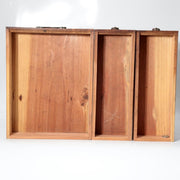 Taisho Showa Japanese Tamamoku Wood Small Chest Ko-dansu Inkstone Drawer WO63015