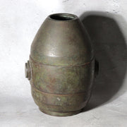 Vintage Japanese Bronze Vase NKK Commemorative 1957 Showa 32 Patina BV7800
