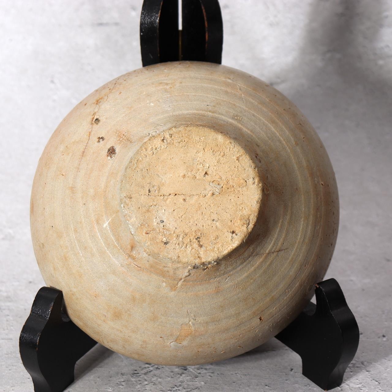Antique Joseon Dynasty Katade Tea Bowl Chawan  Hard Fired with Kintsugistyle6