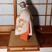 Japanese Vintage Hakata Doll Noh Nonomiya Clay Statue Mizuochi Chu Signed 41cm3
