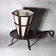Japanese-Style Lantern Object with Shikomi-Inspired Removable Iron Handle7