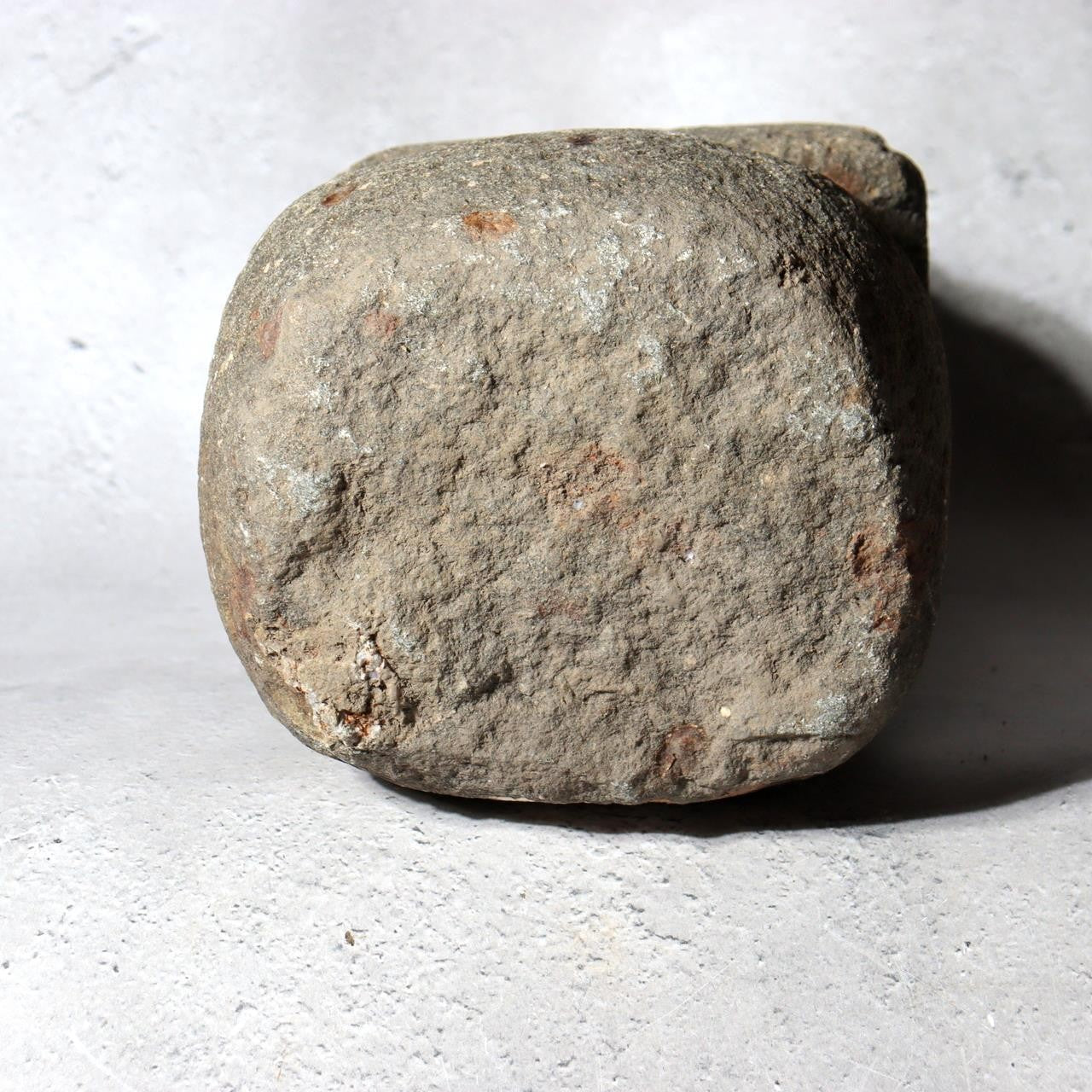 Antique Japanese Stone Gorinto Five-Element Pagoda Edo Period Maritime Shells7