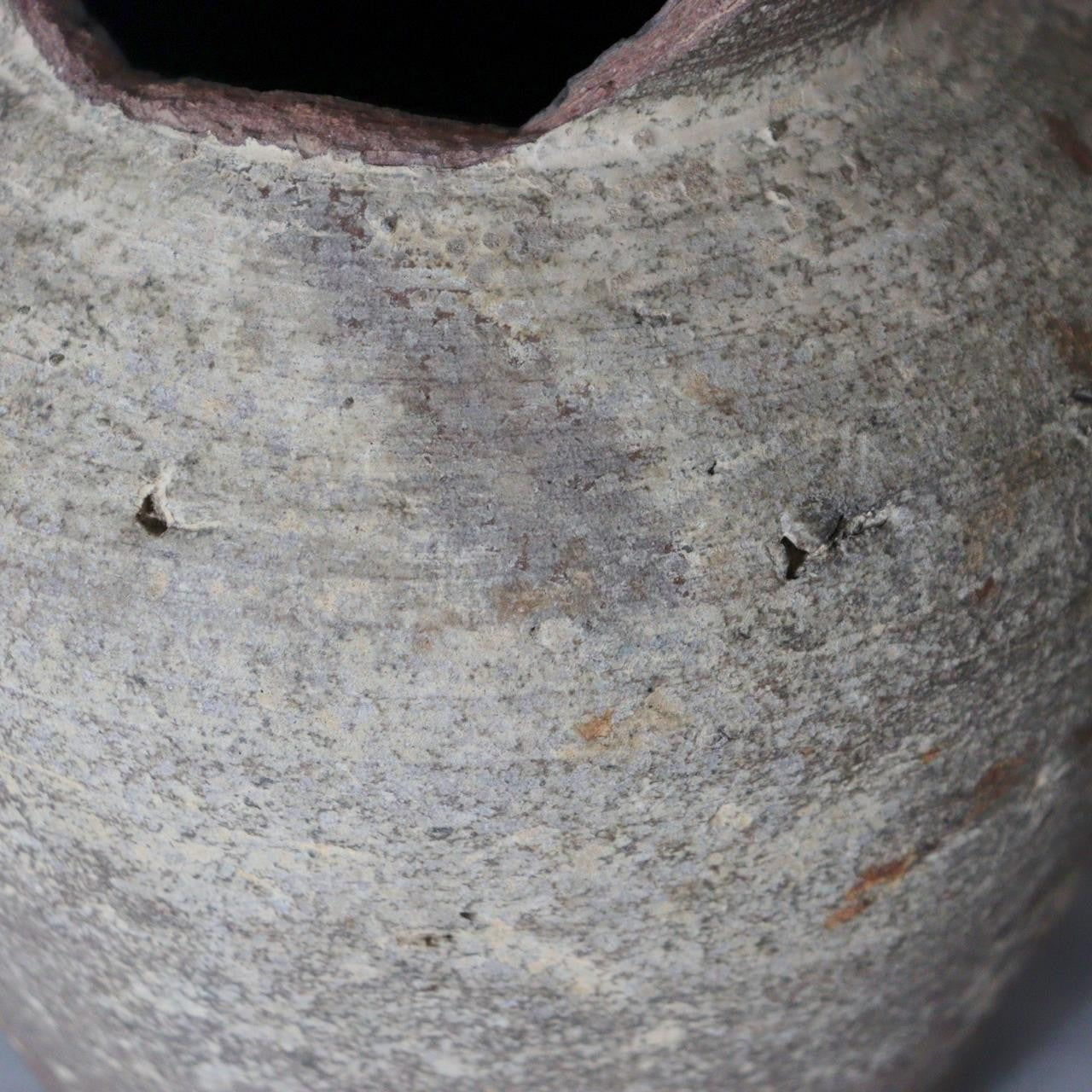 Antique Japanese Bizen Ware Jar Tsubo - Momoyama Period (16th Century) 3.2kg14