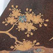 Vintage Japanese Sword Stand Katana Kake Makie Lacquer Phoenix Motif7