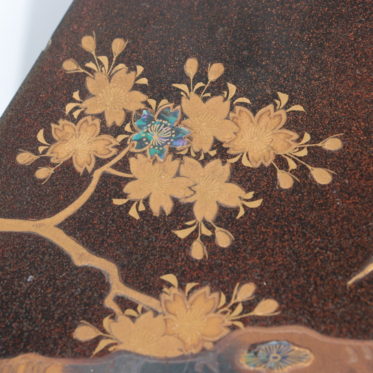 Vintage Japanese Sword Stand Katana Kake Makie Lacquer Phoenix Motif7