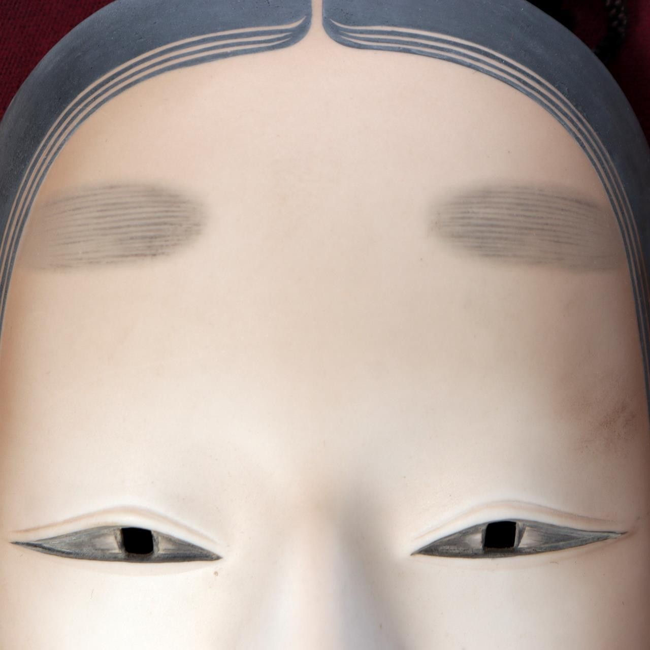 Vintage Japanese Porcelain Noh Mask Ko-omote Nagasawa Ujiharu Franklin Gallery6