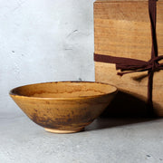 Vintage Japanese Iraho Tea Bowl Chawan  Modern Artisan Signed  Earthy Coarse0