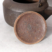 Japanese Antique Cast Iron Choshi Sake Kettles Set of 2 Kamon Inscription16