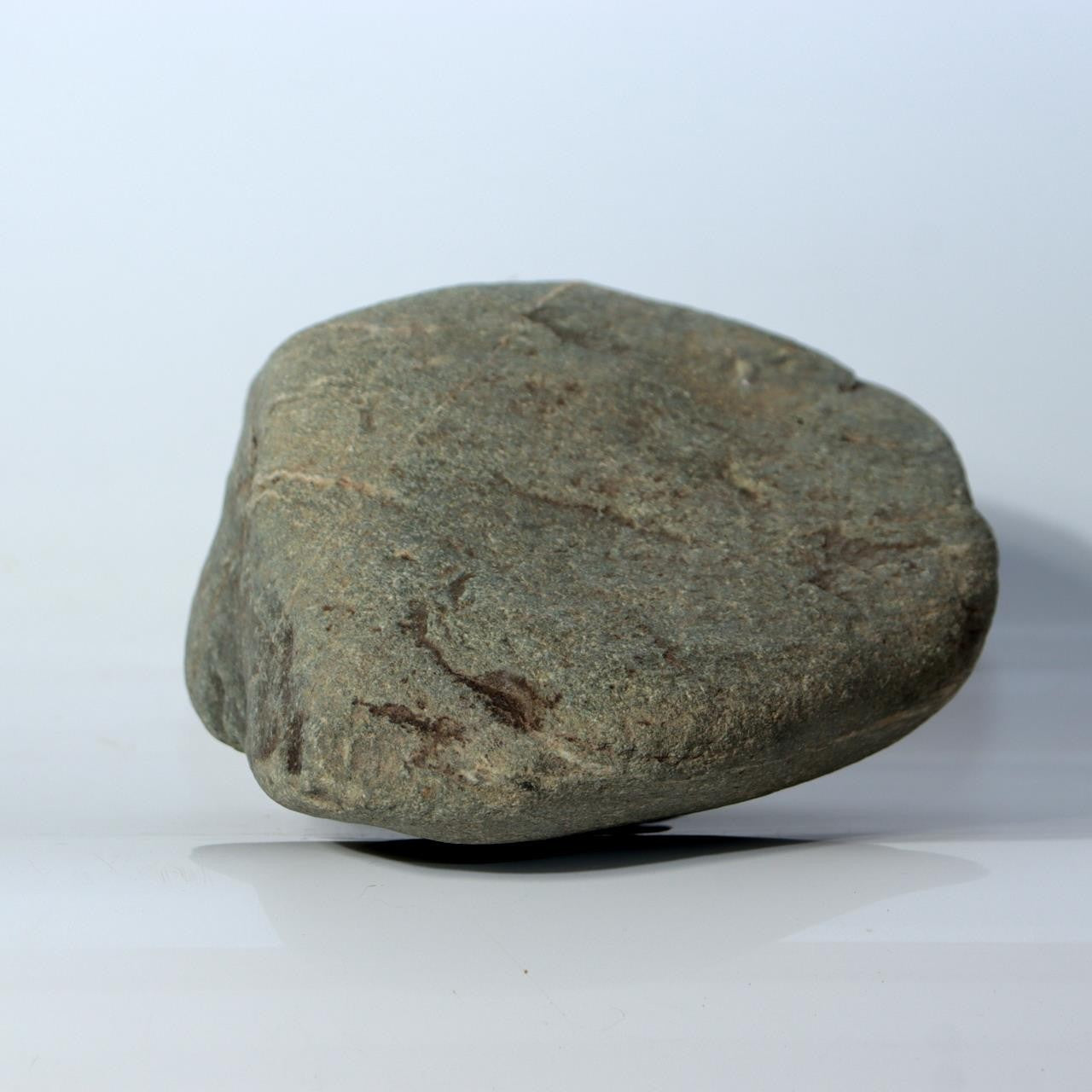 Vintage Japanese Suiseki Viewing Stone with Carved Wooden Daiza Base10