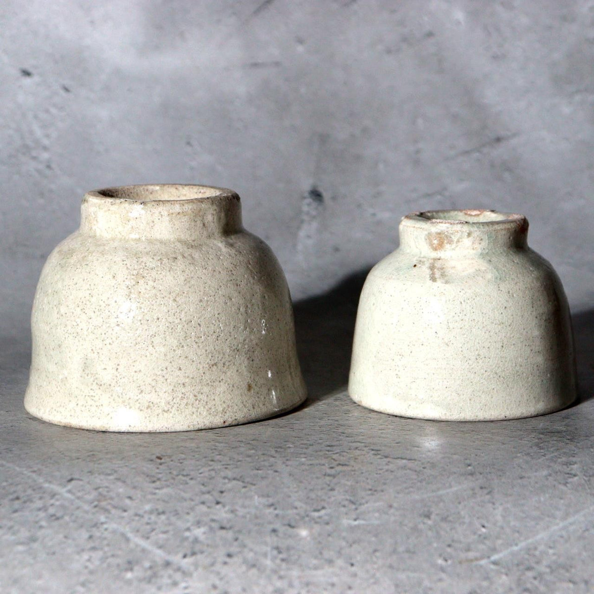 Korean Goryeo Ware Ceramic Teacups Pair Yi Bangja Tomobako PCP3163