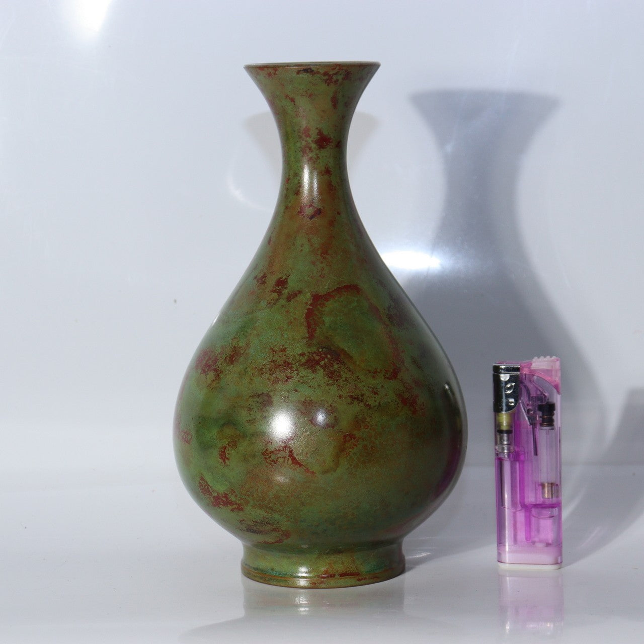 Japanese Vintage Bronze Vase Hana to Onna Yoshihisa Hasegawa Gasan BV7591