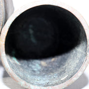 Japanese vintage Temple Bell Hansho Tsurigane Two Bronze Buddhist Sound Chime11