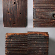 Antique Japanese Merchant Security Drawer Chest Late Edo Nanako Handle WO62710