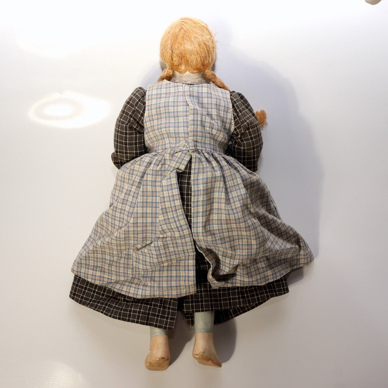 Pair of Vintage Japanese Wooden Dolls Signed Sadako 1984 Boy Girl Set13