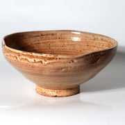 Antique Meiji Japanese Hagi Ware Pottery Matcha Tea Bowl Modern Box PCP3138