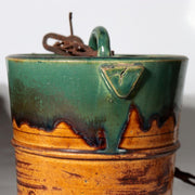 Antique Japanese Mino Oribe Ceramic Well Pulley & Tsurube Buckets SCBP4717