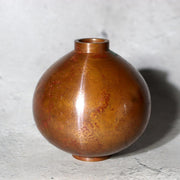 Japanese Yamagata Cast Bronze Mini Flower Vase Yoshihisa Hasegawa Ichirinzashi2