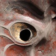 Japanese Kanshitsu (Dry Lacquer) Noh Kagura Mask Wrathful Deity with Gilded Eye13