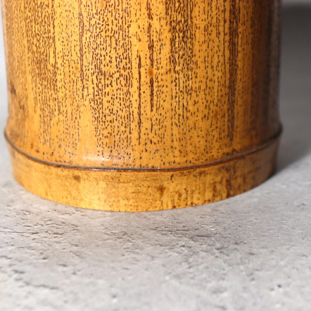 Vintage Japanese Bamboo Lidded Box Hakone Yosegi Chest Lacquer Sake Cup Set17