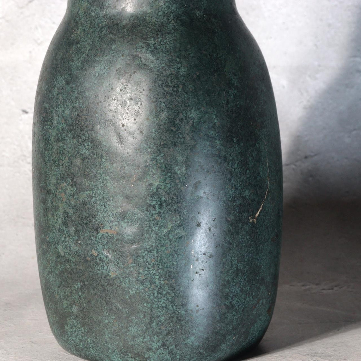 Japanese Bronze Flower Vase Ubu-Yoshi Nishi Professor Tokyo University of Arts8