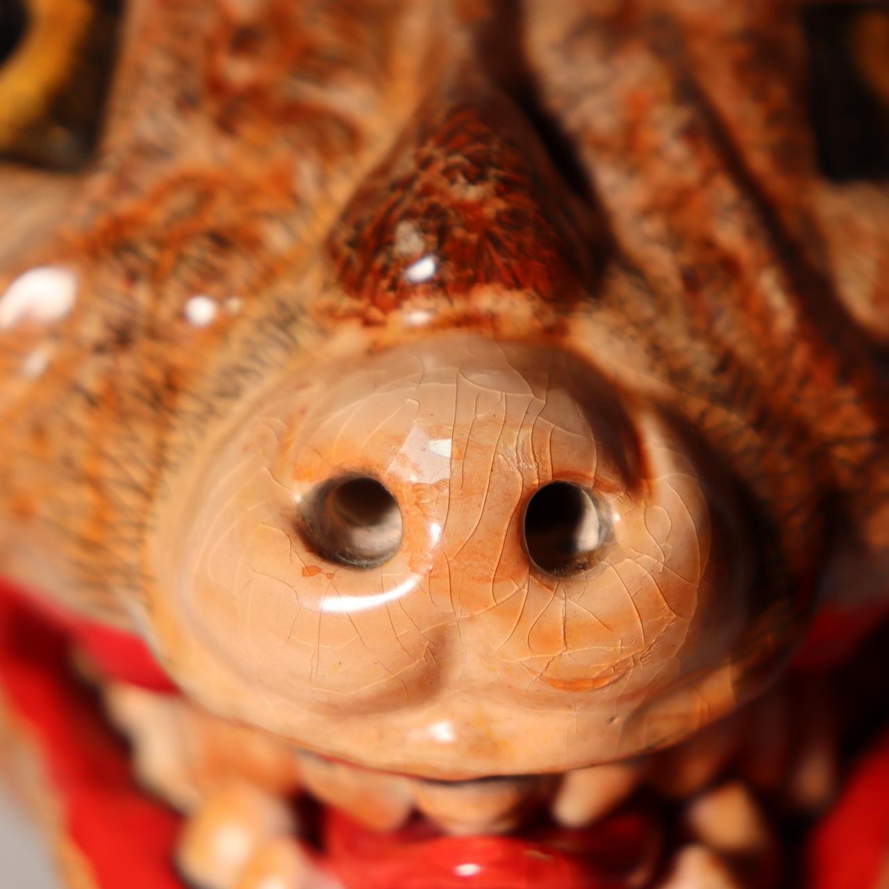 Japanese Wood Mask Bakedanuki Yokai Monster Signed Yoshino Tadao Market Fresh18