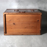 Vintage Japanese Tamamoku Wood Haribako Sewing Box Ko dansu WO6289