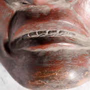 Japanese Kanshitsu (Dry Lacquer) Noh Kagura Mask Wrathful Deity with Gilded Eye11