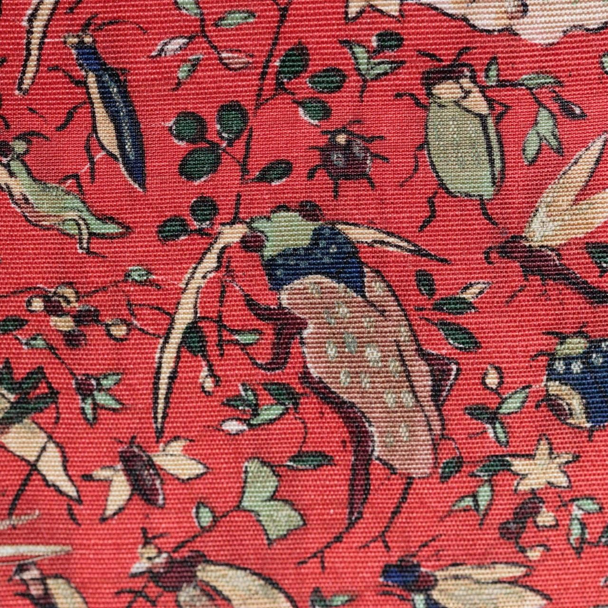 Vintage Japanese Kami-ire Pouch Insects Butterfly Ship Clasp12