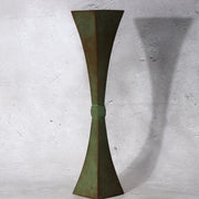 Masterpiece Japanese Kotou Bronze Vase by Ichinose Soshin Signed Tomobako 727g1